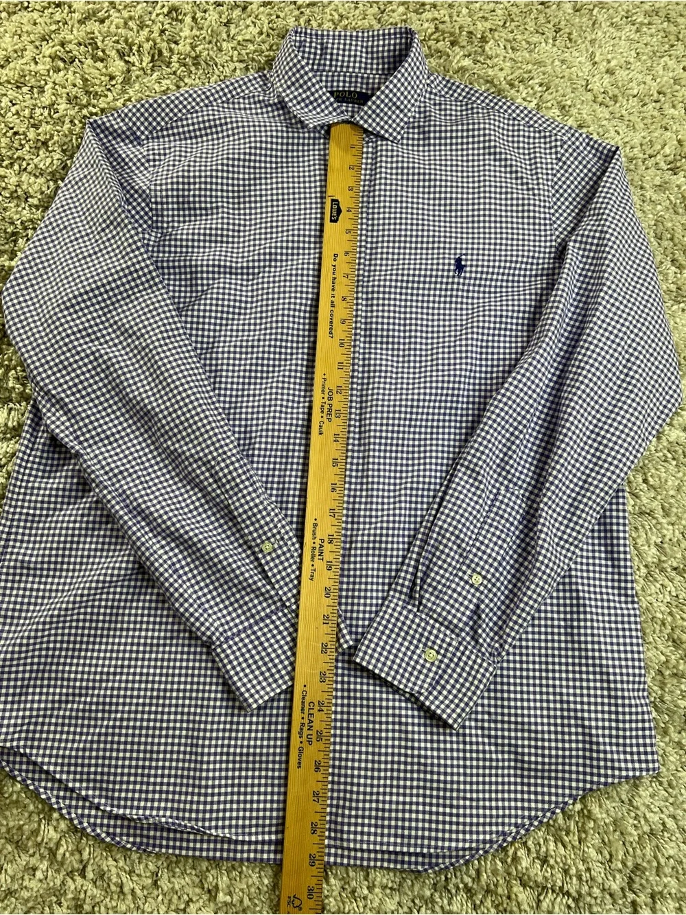 Polo by Ralph Lauren lavender and White Gingham Button-Down Shirt